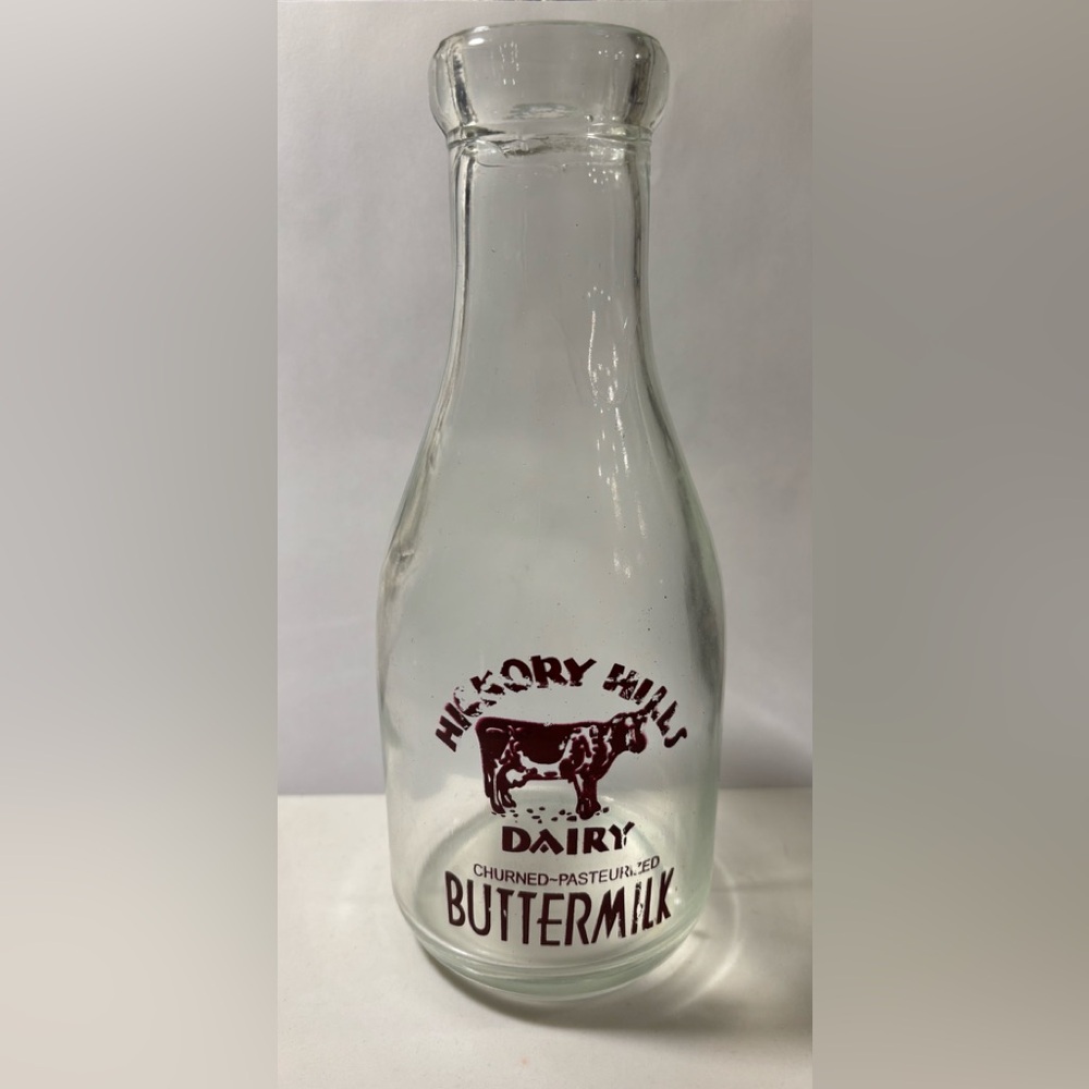Vintage Hickory Hills Buttermilk Bottle